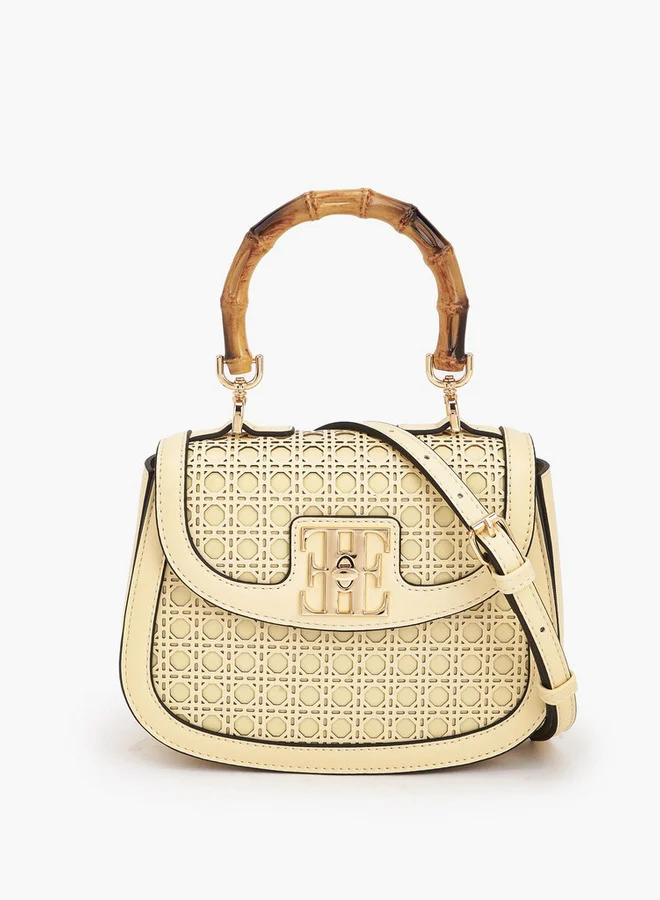 ELLE Textured Crossbody Bag With Detachable Strap